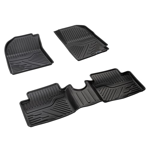 Image of Blue Jay Ultra TPE Car Floor Mats | XUV 3XO Automatic(2024-TILL Date) Premium Luxury Mats | Washable Waterproof All Weather Mats | Black