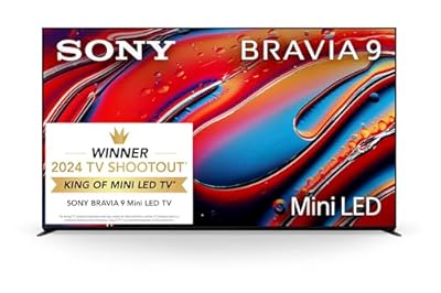 Sony 85 Inch Mini LED QLED 4K Ultra HD TV BRAVIA 9 Smart Google TV with Dolby Vision HDR and Exclusive Features for PlayStation 5 (K-85XR90), 2024 Model
