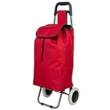 Maße Tasche (BxHxT): ca. 35 x 50 x 20 cm · Maße Gestell (BxHxT): ca. 35 x 90,5 x 28 cm · Maße Gestell zusammengeklappt (BxHxT): ca. 35 x 61 x 17 cm · Maße Räder: Ø ca. 17 cm · Gewicht: ca. 1,75 kg