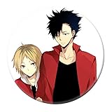 ▲Größe: ca. 5,8cm SGOT Anime Haikyuu Brosche Pins, Button Badges Metall, Sammlung Abzeichen, für Kleidung Rucksack Federmäppchen 5,8cm B-001(B-04)