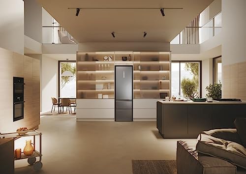 Haier 3D 60 Serie 5 Frigorifero Combinato 3 Porte 414 Litri (289 Frigo + 125 Freezer), Air Surround, Cassetti Accesso Diretto, Wi-Fi App hOn, Classe D, 205 x 59,5 x 66,7 cm (AxLxP), Inox, HTW5620DNMG - 16