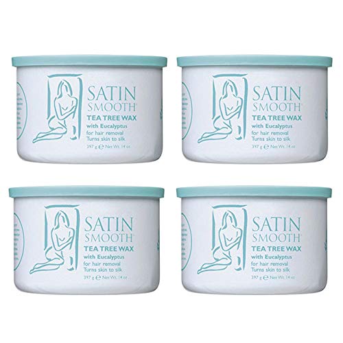 Satin Smooth Tea Tree Wax 4 Pack