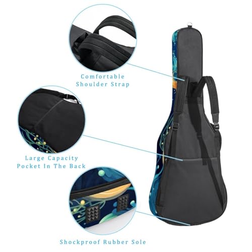 JRHEJTFZ Housse pour guitare acoustique de 1,9 cm d’épaisseur – Imperméable – Durable et élégant – Motif limace de mer, Multicolore 5., 42.9×16.9×4.7 in, Motif imprimé tendance - Les Beatles, Paul McCartney, John Lennon, RIngo Starr, George Harrison JRHEJTFZ Housse pour guitare acoustique de 1,9 cm d'épaisseur - Imperméable - Durable et élégant - Motif limace de mer, Multicolore 5., 42.9x16.9x4.7 in, Motif imprimé tendance – Image 4