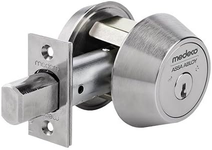 Medeco 11TC622-26-DLT Maxum Double Cylinder Deadbolt 2-3/4" Backset Commercial (Satin Chrome)