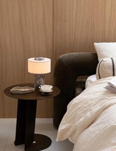 BSOD Marble Lamp, Stone Table Lamps Rechargeable Modern Decorative Touch Dimmable Cordless Luxury Design Bedside Lamp for Home Decor, Bedroom, Living Room & Office (Rechargeable Calacatta Viola Lamp) - image 6