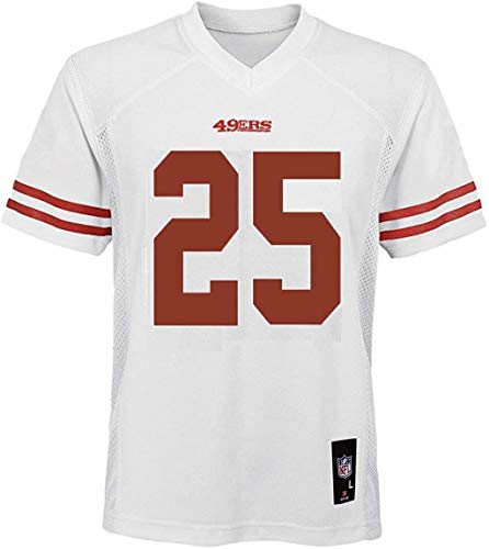 OuterStuff Richard Sherman San Francisco 49ers NFL Boys Youth 8-20 White Road Mid-Tier