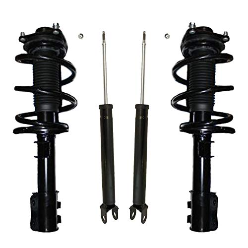Image of Detroit Axle - Struts Shock Absorbers for 2011 2012 2013 Kia Optima [Korea Built, w /Sport Suspension] Front Struts w /Coil Spring Assembly Rear Shock Absorbers Replacement
