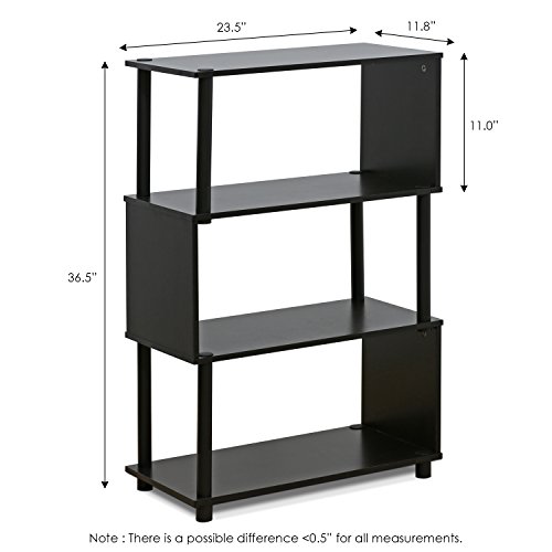 Furinno 4-Tier Flexi Rack, Espresso - image 5