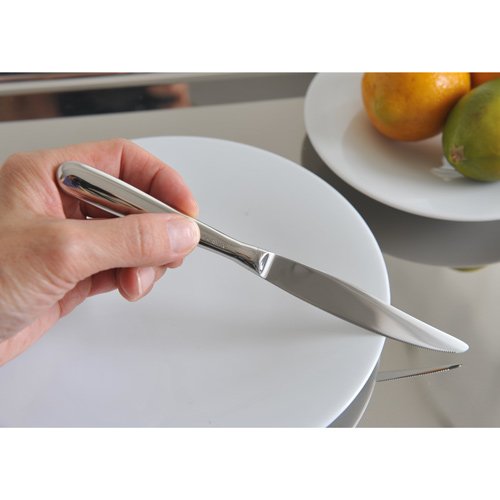 Amazon.co.jp: アレッシィ ナイフ シルバー 20.2cm Caccia デザート