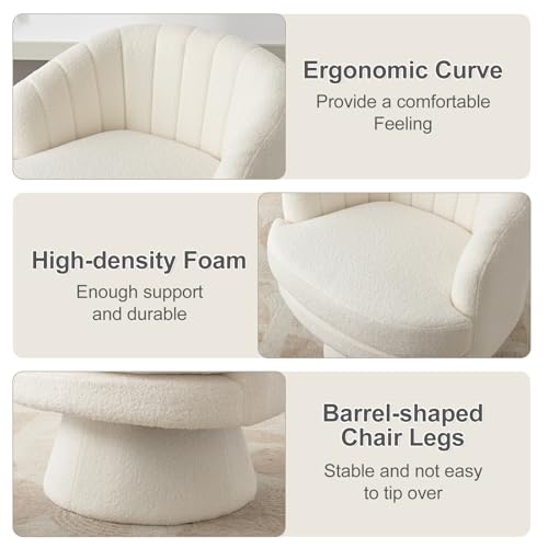 Sillón Plegable Sherpa Beige miniatura 5