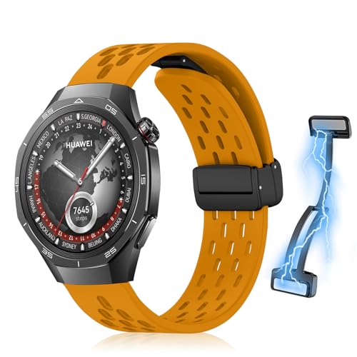 [KeeFos] 22mm �o���h Huawei Watch GT Runner 2/GT6 Pro 46mm/GT6 46mm/GT5 Pro/GT5/GT4/GT3(46 mm) �Ή� �����o���h �V���R�[�� �����x���g ���߉\ �ʋC�� �_�炩�� �V