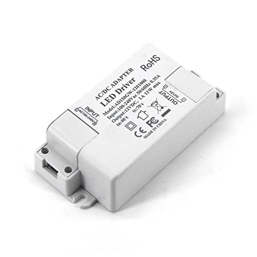 120v To 12v Converter LED Driver AC 120V/240V To DC 12V Transformer Power Adapter Home Converter 18w F 870556
