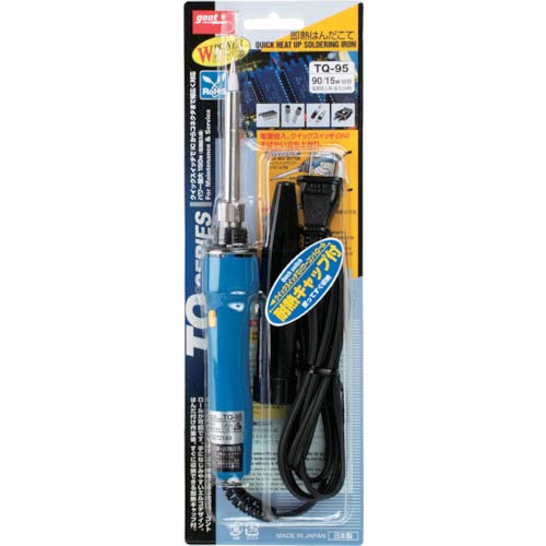 太洋電機産業(goot) 即熱はんだこて クイックスイッチ付き ストレート型 TQ-95 の商品画像 12
