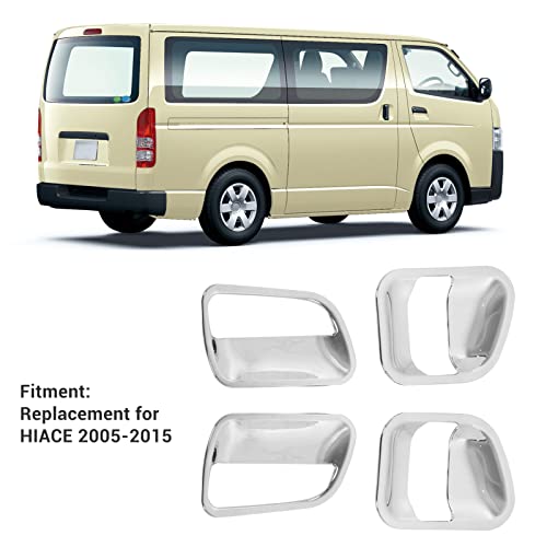 ZephyVita 4Pcs Chrome Door Handle Bowl for Toyota Hiace 2005-2015 by ZephyVita - Used condition - Image 8