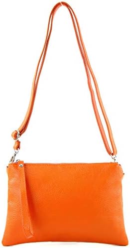 modamoda de - T186 - ital. Clutch Umhängetasche Leder Medium