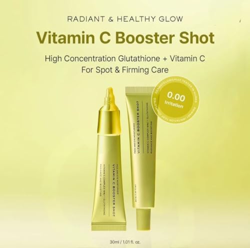 Image of 1Pc, Korean Vitamin C Face Serum 30ml with Glutathione, Niacinamide & Vitamin E - Brightening Serum for Dark Spot Reduction, Uneven Skin Tone, Glass Skin Glow, Fine Lines & Wrinkle Care