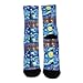 Meaudiwes Girl's Soft Socks, Cozy Causal Athletic Moisture Wicking Socks, Chicago City Skyline Night View Starry Sky Painting Dress Decor stockings