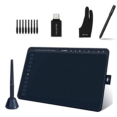 2020 huion hs611 graphics drawing tablet android support with 8 m…