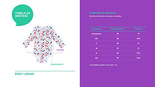 Body Bebê Kit 3 Peças Roupa de Bebê Body Polo Manga Longa 100% Algodão Meninos Atacado Tamanho:P