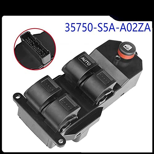 Interruptor de control de ventana para Civic 2001-2005 35750S5AA02ZA de coche 4