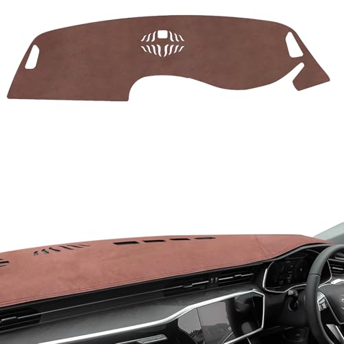 ホンダ 新型 ZR-V 2023年4月~現行 専用 ダッシュボードマット 反射防止 滑り止め ダッシュボードマットカバー スエード素材 日焼け防止 傷隠し 車用ダッシュボードカバー インテリア アクセサリー 触り心地良い (Brown)