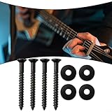 Élégantes : fabriquées en métal antirouille, anti-corrosion et résistant à l'usure, ces bagues sont non seulement fonctionnelles mais ajoutent également une touche de brillance à votre guitare ou basse.