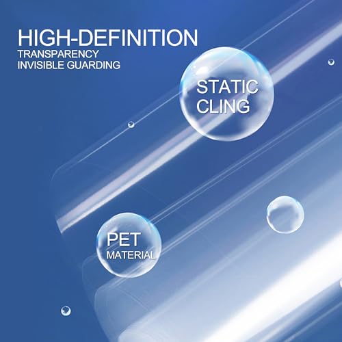 Película protetora de parede transparente, papel de contato removível com aderência estática, para p