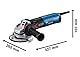 Bosch Professional Winkelschleifer GWS 17-125 S (1.700 Watt, inkl. Zusatzhandgriff, Schutzhaube, Trennschutzhaube, Staubfilter, Zweilochschlüssel, Aufnahmeflansch, Spannmutter)