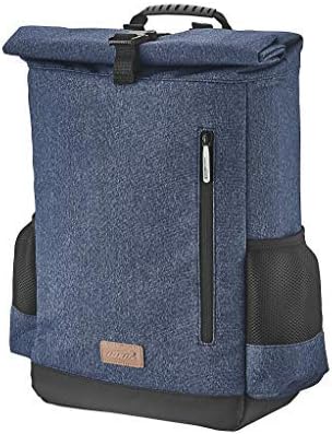 Ibera Bike Pannier Backpack - 2 in 1 Bike Bag, Large Capacity 15 L with Foldaway Shoulders Straps, Protective Inner Sleeve for 15.6" Laptop and Tablet