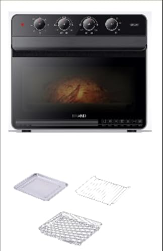 DWD Air Fryer Oven 1600W 30 Litre Turbo Convection Fan Knob Controls 39cm High x 42cm Wide x 44cm Depth Coounter Top Grill Bake, Broil,Toast, Roast Includes: Air Fryer Basket, Baking Pan, Oven Rack DWD Air Fryer Oven 1600W 30 Litre Turbo Convection Fan Knob Controls 39cm High x 42cm Wide x 44cm Depth Coounter Top Grill Bake, Broil,Toast, Roast Includes: Air Fryer Basket, Baking Pan, Oven Rack