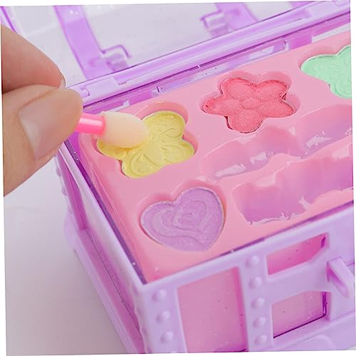 BCOATH 1 Conjunto Baú De Tesouro Meninas Brincam De Maquiagem Brincar De Fingir Brinquedo De Maquiag