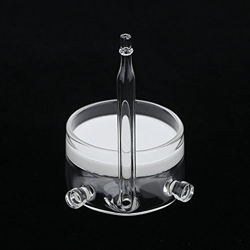 Image of CO2 Diffuser Glass Reactor with U Shape Connecting Tube for Pollen Aquarium Plants Tank(CO2 Diffuser-Large Flat-Bottomed)