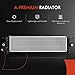A-Premium Engine Coolant Radiator Assembly with Transmission Oil Cooler Compatible with Honda CR-V CRV 2020 2021 2022, 2.0L, Replace# 1J0105RDJ01