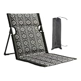 Adjustable Reclining Tall Beach Chairs, Lightweight Aluminum & Oxford Cloth Beach Chair, Portable Lawn Chairs Folding with Storage Bag for Camping, Patio, Backyard, Travel