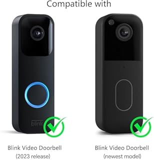 Wireless Doorbell Chime - Compatible with Blink Video Doorbell (2023 release) and Blink Video Doorbell (newest model), 58 Melodies & 5 Volume Levels (1 Video Doorbell Extender 2 Receivers）