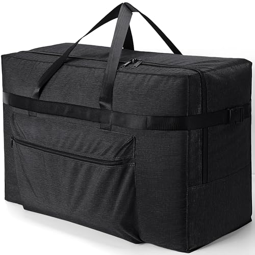120L Extra Large Travel Bag Water Repellent & Tear Resistant Packable Holdall for Moving Packing Travel Weekender for Men & Women