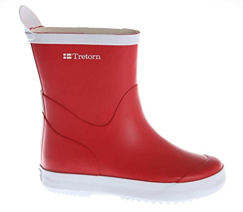 TRETORN Unisex 'Wings Kids' Rubber Boots EUR 25 Red