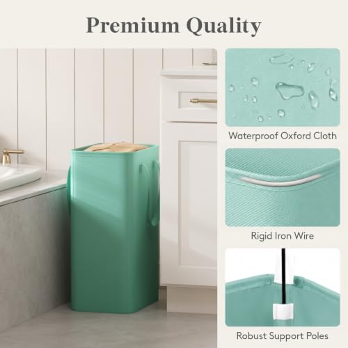 Image of Lifewit Slim Collapsible Laundry Basket with Handles