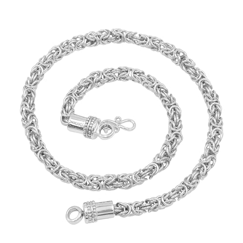 Collier byzantin en argent 925 de haute joaillerie pour homme