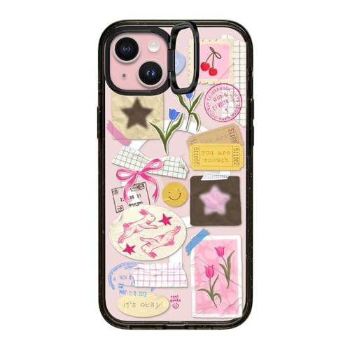 Coque iPhone 15 Plus support anneau pour selfies et vidéos MagSafe