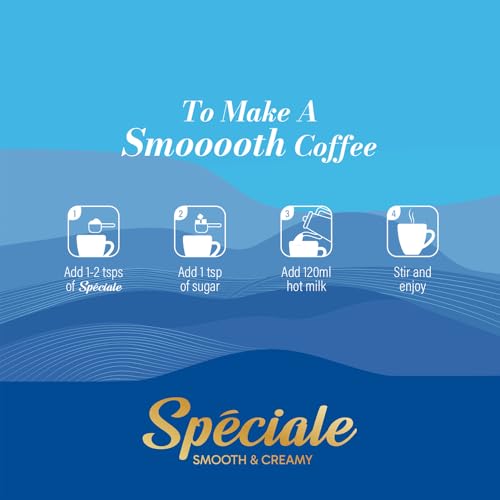 Image of Continental Speciale | Vanilla Flavoured Coffee | 50 gm Jar | Makes 25 Cups | Instant flavored Coffee for both Hot & Cold Coffee | Medium Roast