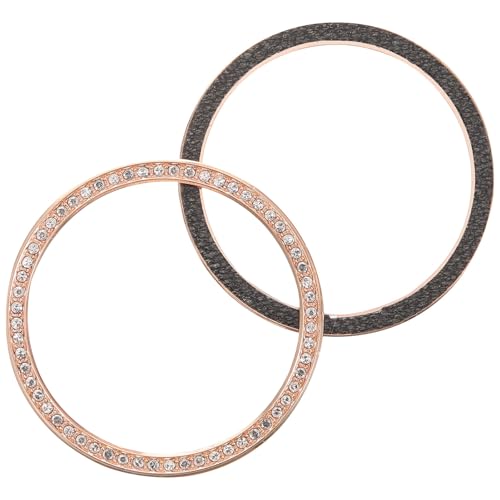 Anillos decorativos reemplazables rosa dorado para lucir en eventos y reuniones