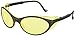 Uvex S1601 Bandit Safety Eyewear, Black Frame, Amber Ultra-Dura Hardcoat Lens