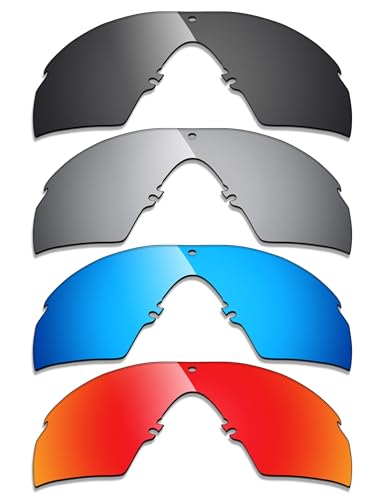 Image of Alphax Polarized Replacement Lenses for Oakley Si M Frame 2.0 Sunglasses | Glare Reduction | Precision Cutting