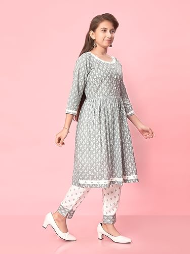 Image of Aarika Girl's Cotton Kurti Pant Set
