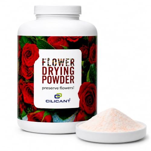Image of CILICAnT Silica Gel Powder for Flower Drying,DIY Dry Flowers, Potpourri, Art & Craft, Resin Art, Home Decor with indicating Silica Gel, 950ml | Weight 600 Gm /Bottle Reheatable Reusable