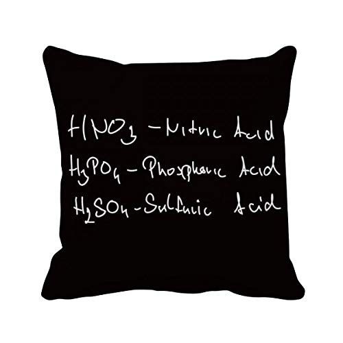Coussin acide chimie multicolore 40x40cm housse de décoration canapé maison