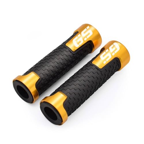 Grip de guidon moto golden revêtement caoutchouc pour guidon