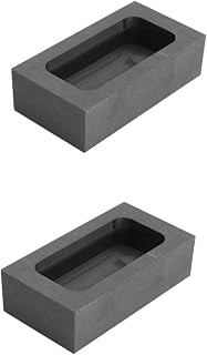 COHEALI 2 pcs Graphite Melting Casting Melting Casting Mould crucibles tuile molds Silicone epoxy Resin
