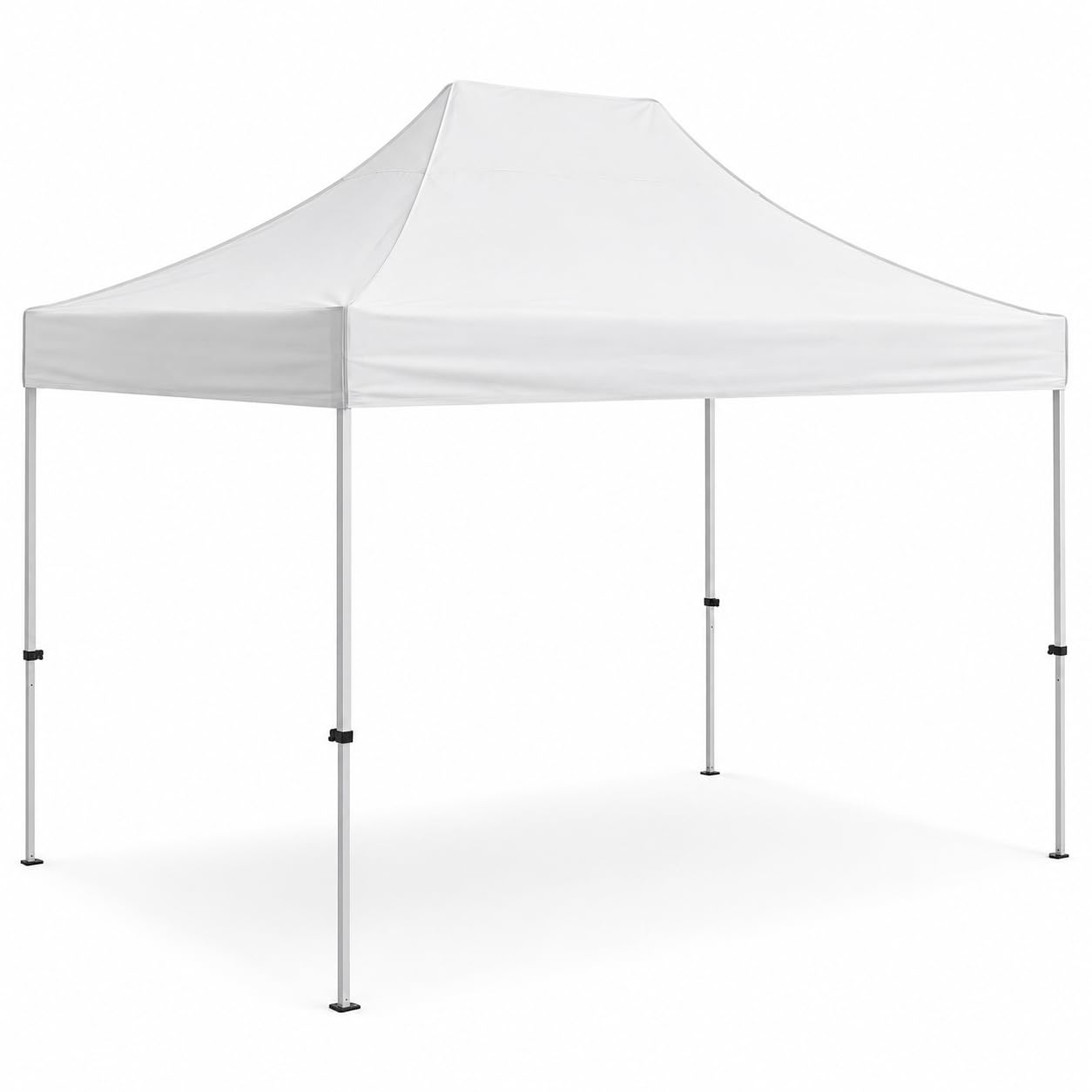 10x15 Ft White Straight Leg Steel Pop Up Canopy Tent by Glownary – 10 Feet X 15 Feet, Polyester, White, Model 554ALP10X15B